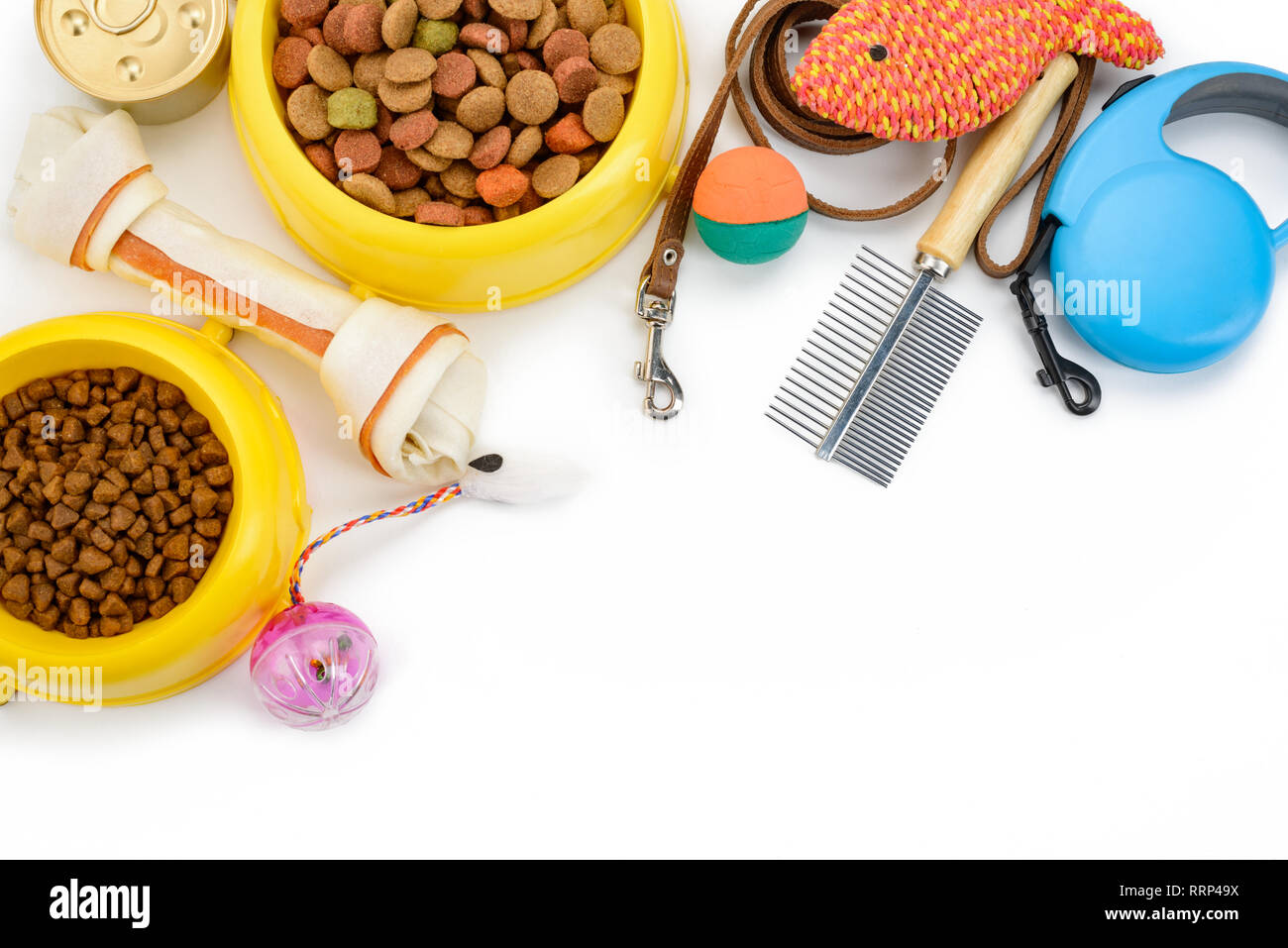 Pet food toys and accessories Stock Photo Alamy