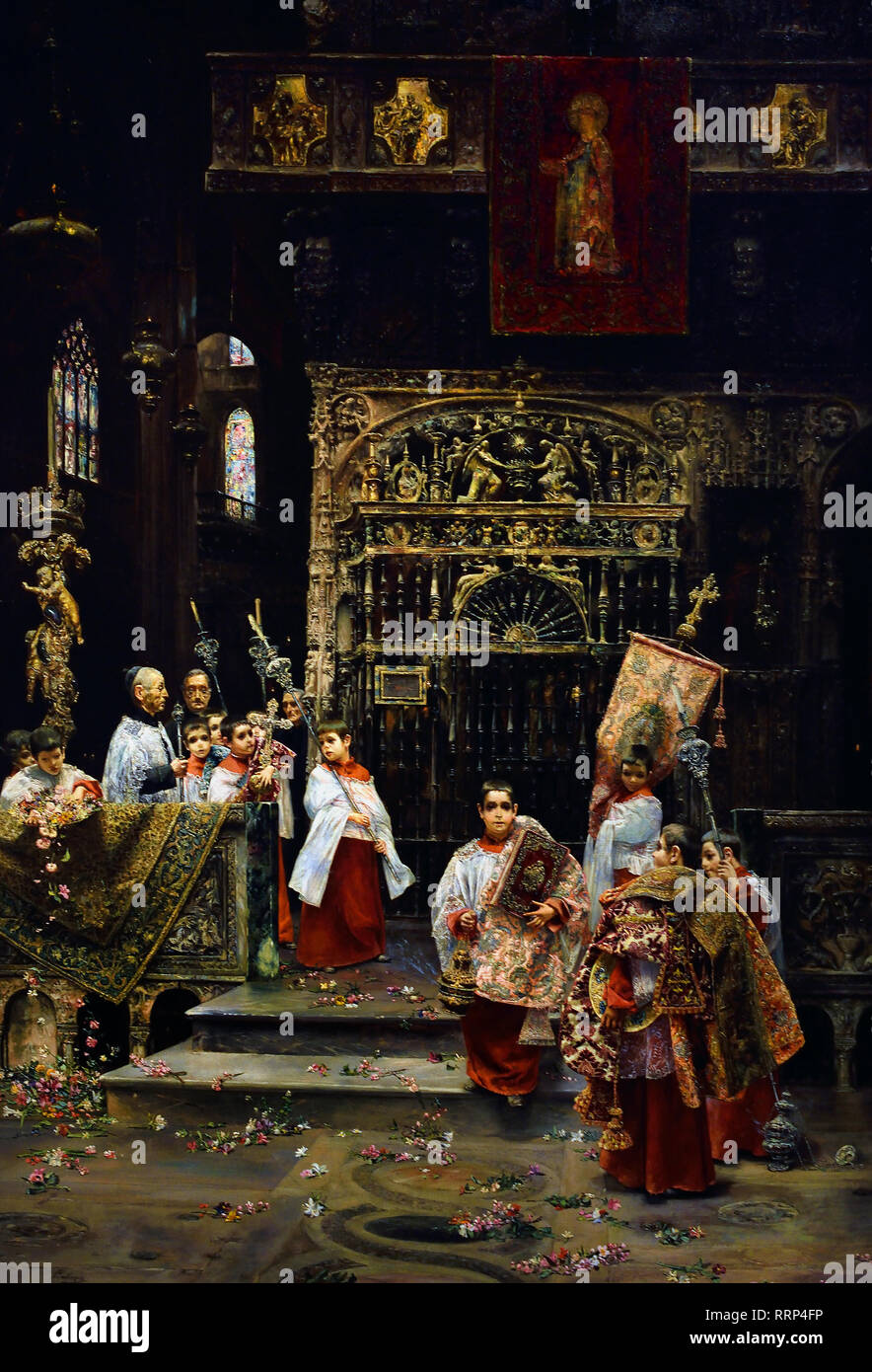 Choir Boys ca. 18851890 by José Gallegos y Arnosa 18591917 Andalusia