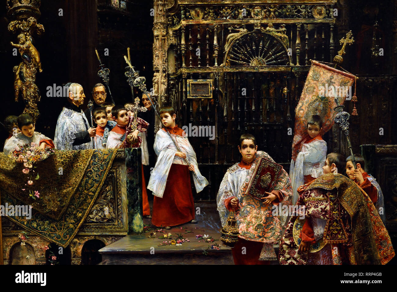 Choir Boys ca. 18851890 by José Gallegos y Arnosa 18591917 Andalusia