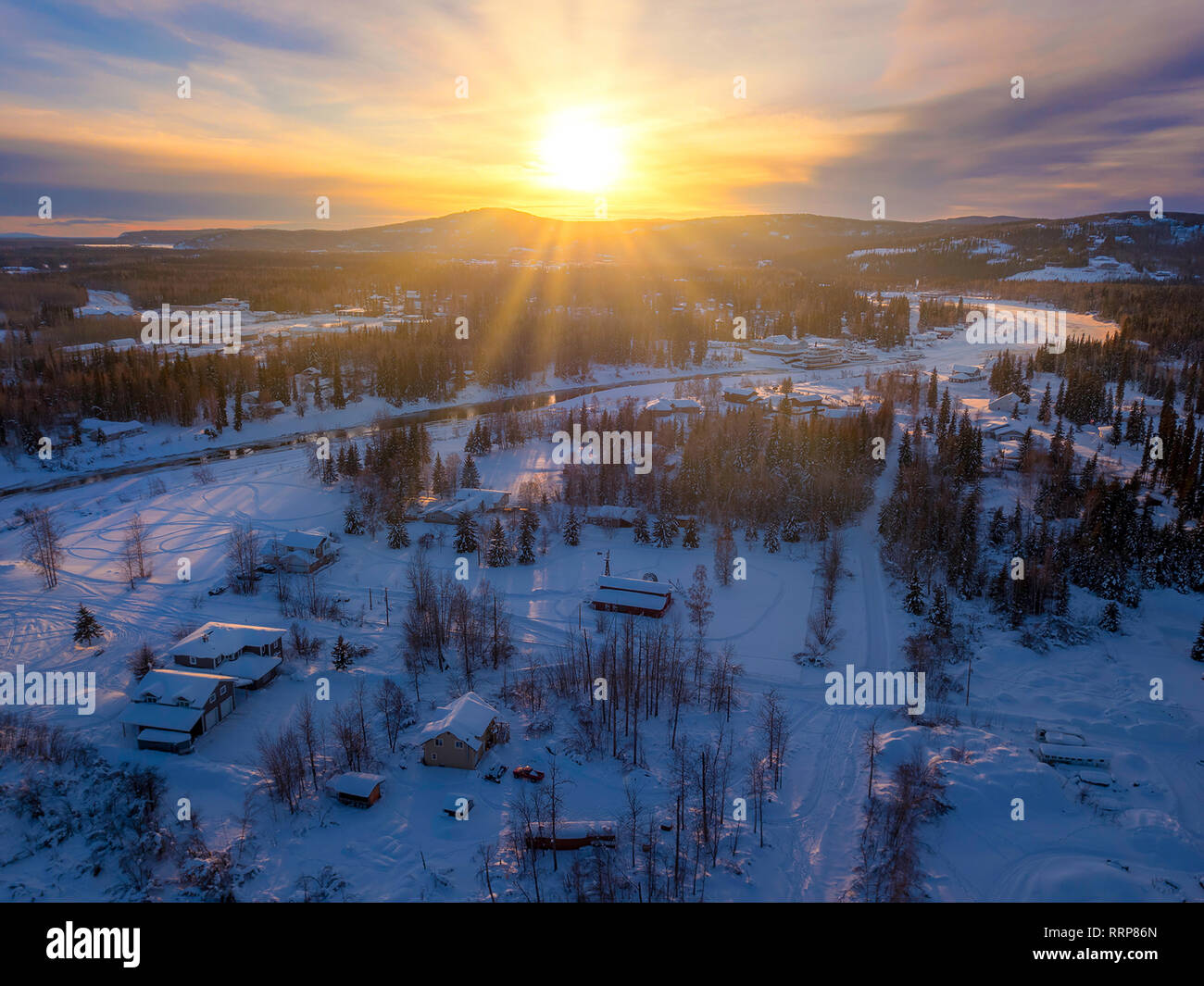 Fairbanks alaska aerial hires stock photography and images Alamy