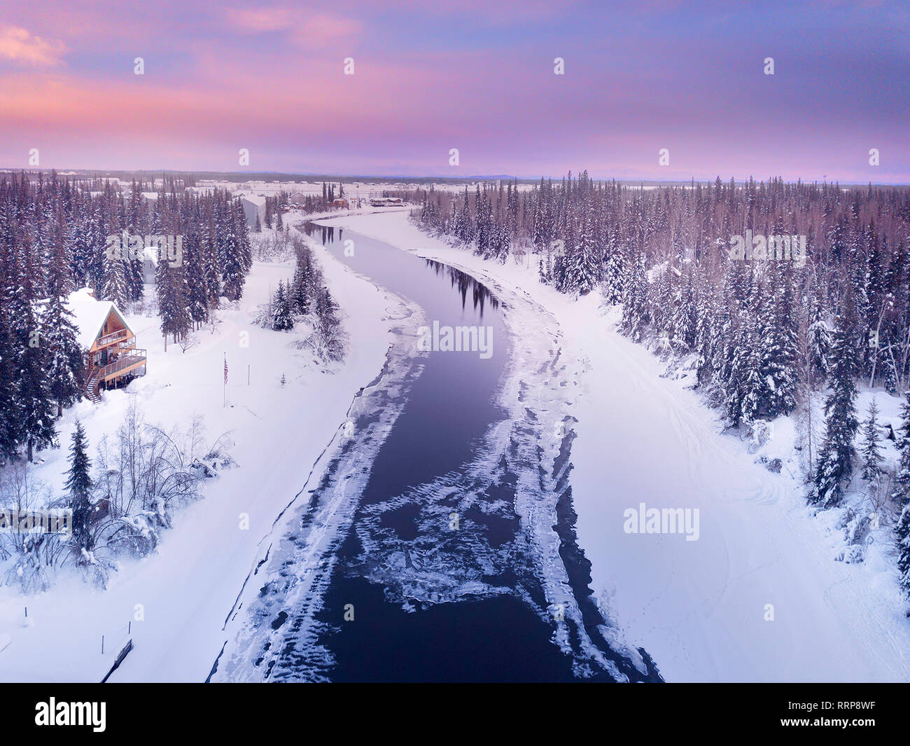 Images from around Fairbanks and Mt Aurora Skiland Stock Photo Alamy