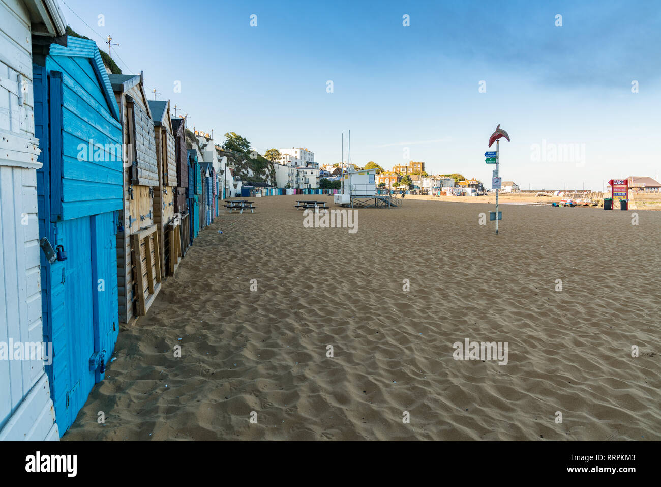 Viking Bay, Broadstairs, Kent, England, UK September 19, 2017 Beach