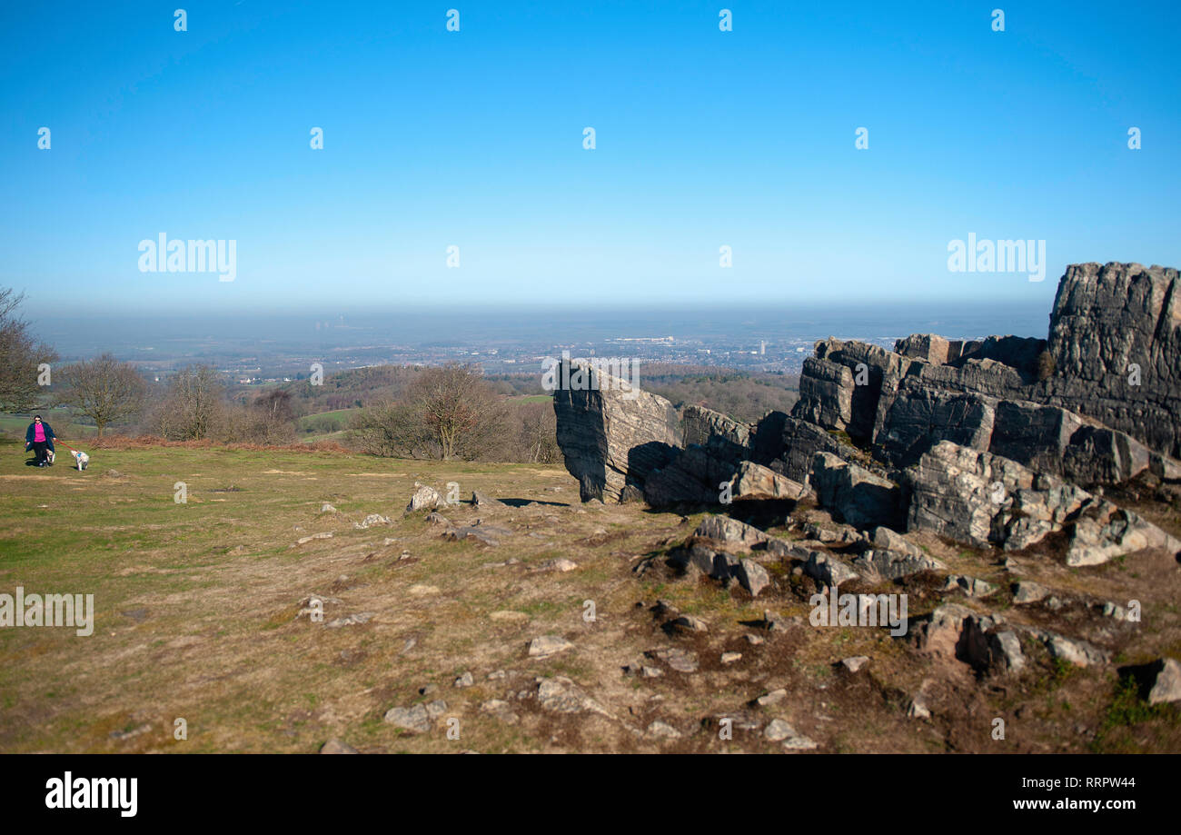 Beacon Hill Country Park in Leicestershire, UK. Stock Photo