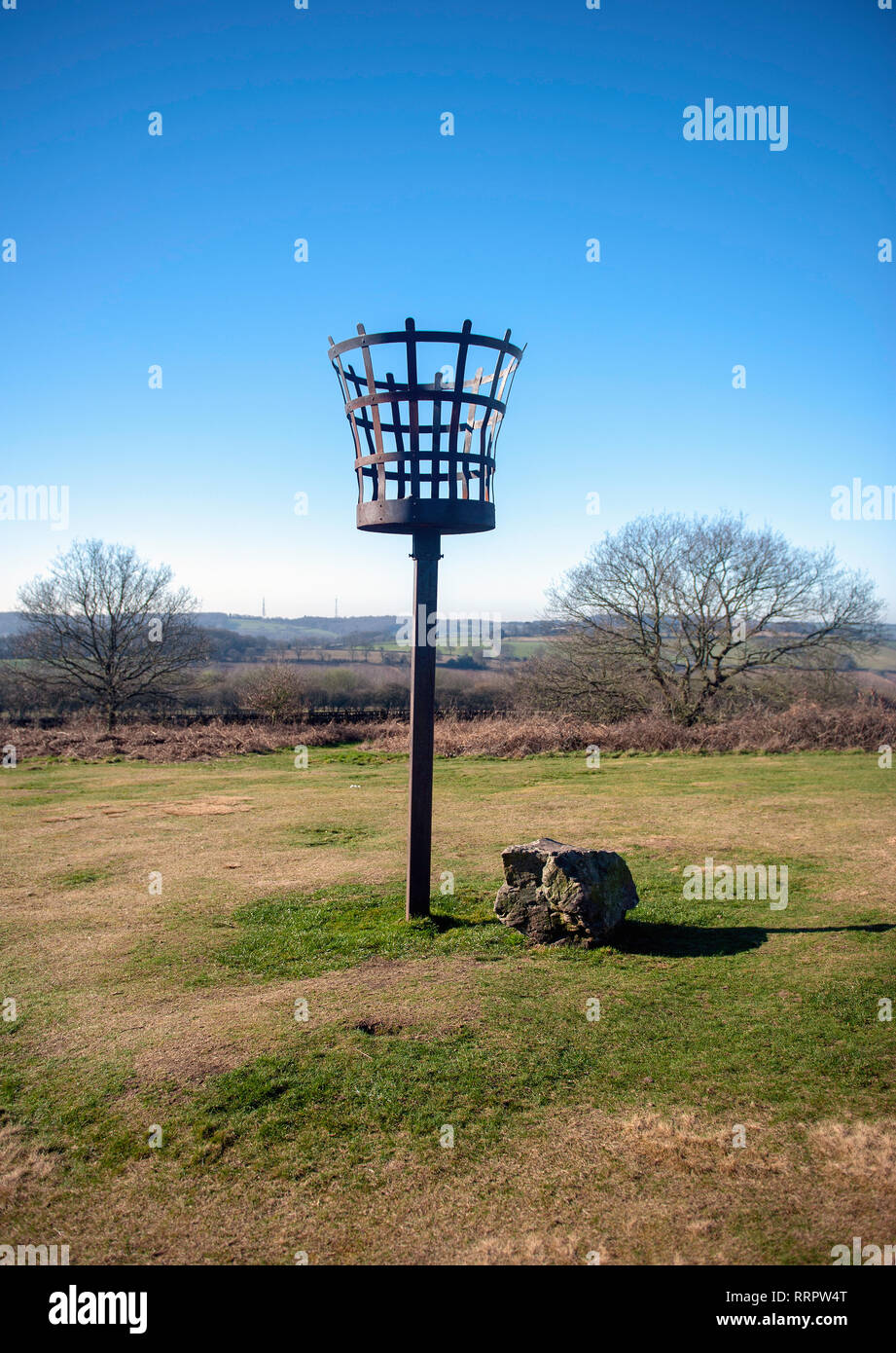 Beacon Hill Country Park in Leicestershire, UK. Stock Photo