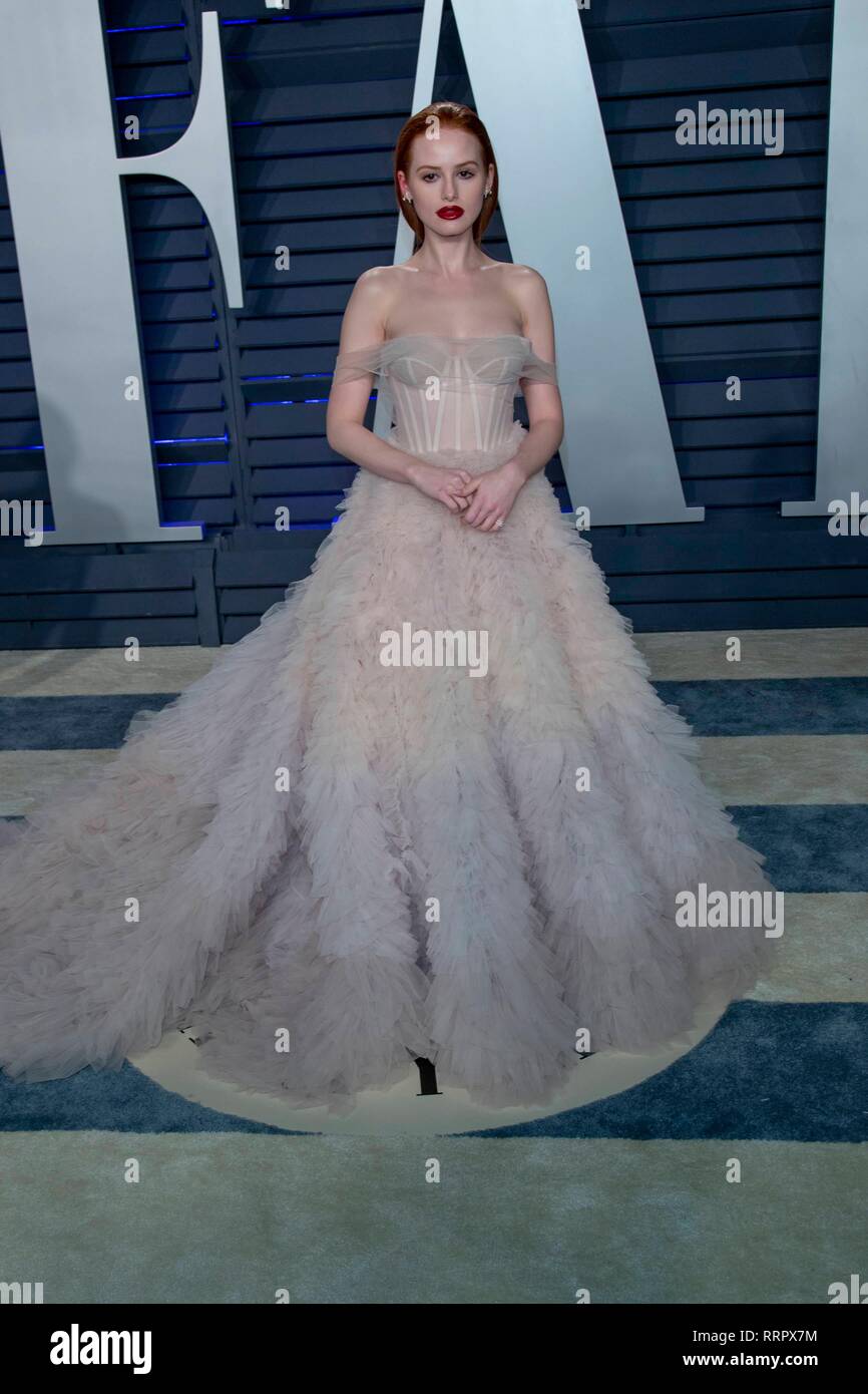 Madelaine Petsch attends the Vanity Fair Oscar Party at Wallis