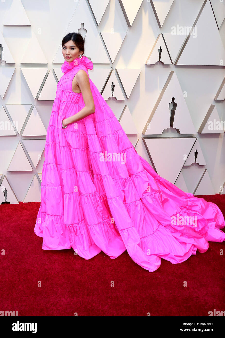 Hollywood, California, USA. 24th Feb, 2019. 24 February 2019 - Hollywood, California - Gemma Chan. 91st Annual Academy Awards presented by the Academy of Motion Picture Arts and Sciences held at Hollywood & Highland Center. Photo Credit: AdMedia Credit: AdMedia/ZUMA Wire/Alamy Live News Stock Photo