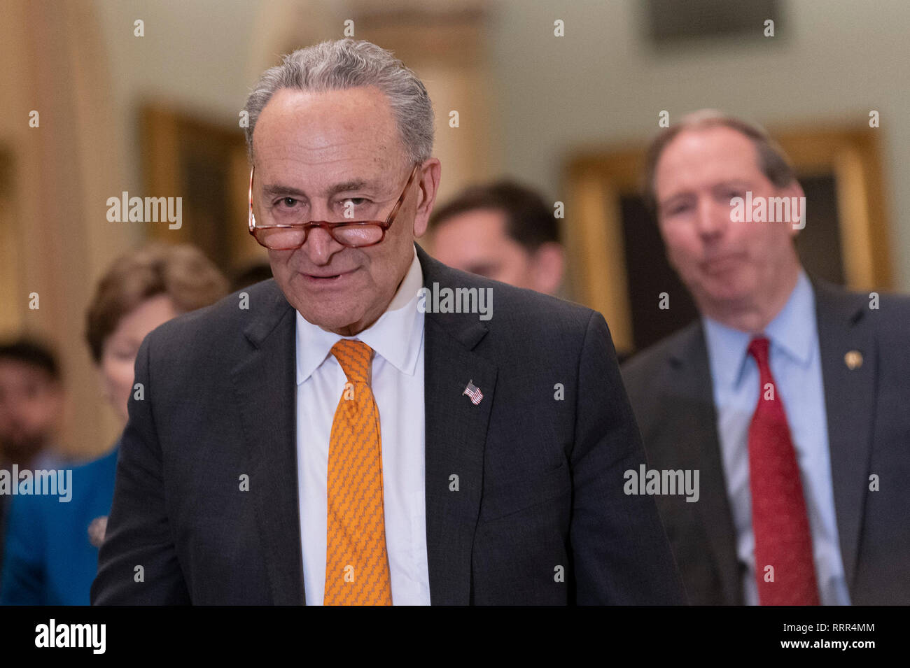 United States Senate Minority Leader Chuck Schumer (Democrat of New ...