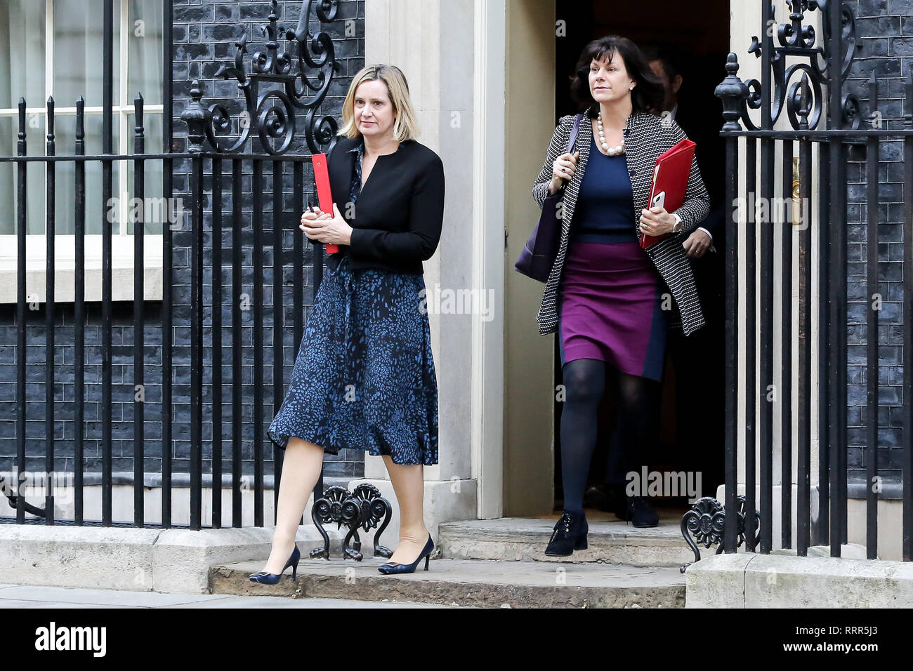 Claire Rudd Amber Rudd - Secretary of State for Work and Pensions (L) and Claire ...