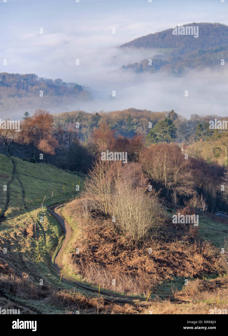 Malvern Hills Worcestershire Stock Photo Alamy