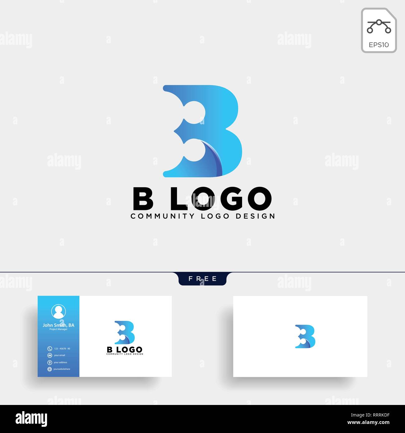 letter b community human logo template vector illustration icon element ...