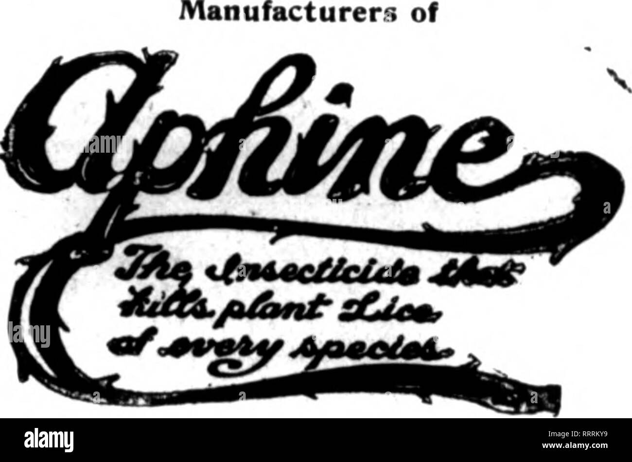 . Florists' review [microform]. Floriculture. RAINBOW SYRINGE The best preventive for insects on plants. It K&gt;on saves many times its cost in insecticides. The Rain- bow Syringe is made of brass; has a %-inch hose coupling and can be easily set to throw heavy stream of water or a light, fine spray. Price prepaid, $1.50 each; $18.00 per dozen. JOHN WELSH YOUNG, Upsal Sratlon. P. R. R. Philadelphia. Pa. Meutlun The Revlt-w when you write. PLANTLIFE INSECTICIDE A tobacco preparation used by the best growers for dusting and spraying. Write for our boofa of testimonials and prices. THE PLANTUFE  Stock Photo