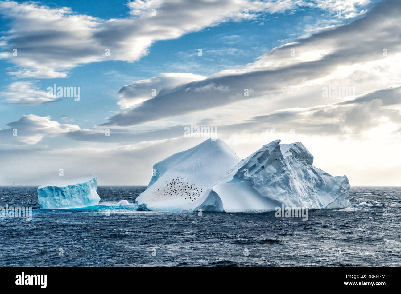 Iceberg in Antarctica sea Stock Photo