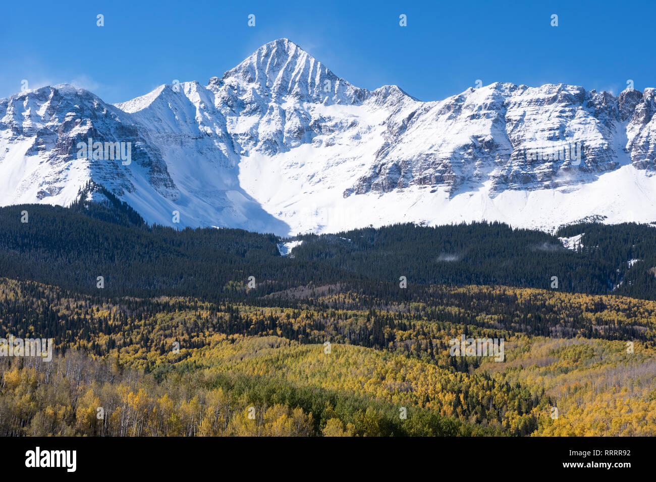 Wilson Peak with an elevation of 14,017 feet is located in