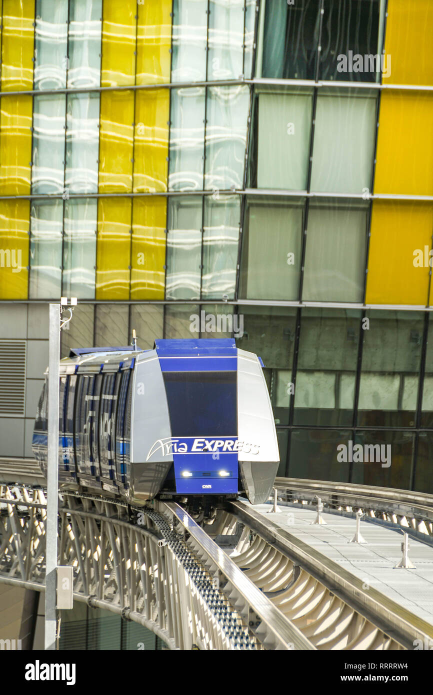 LAS VEGAS, NEVADA, USA FEBRUARY 2019 The Aria Express, which is a