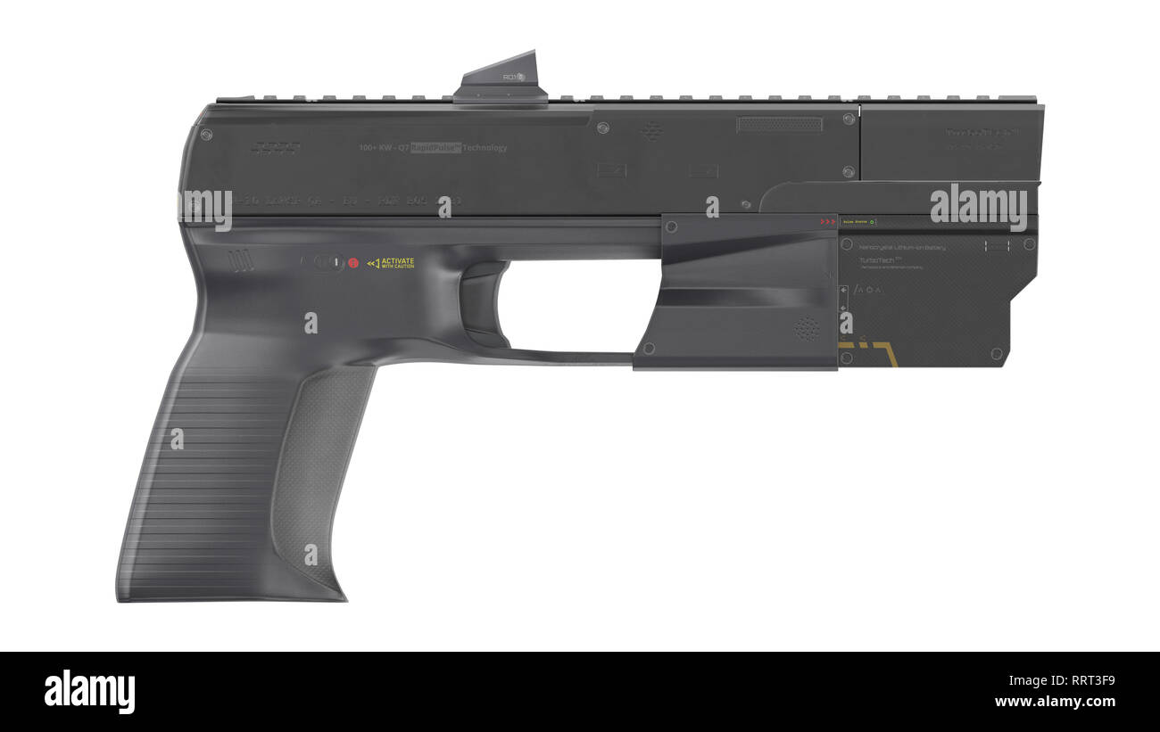 Scifi Gun - 3D Concept Stock Photo