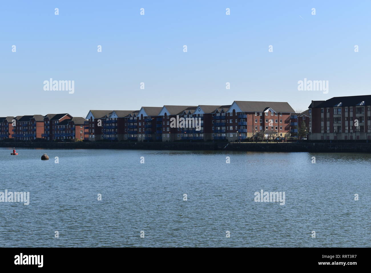 Preston Docklands apartments Stock Photo Alamy