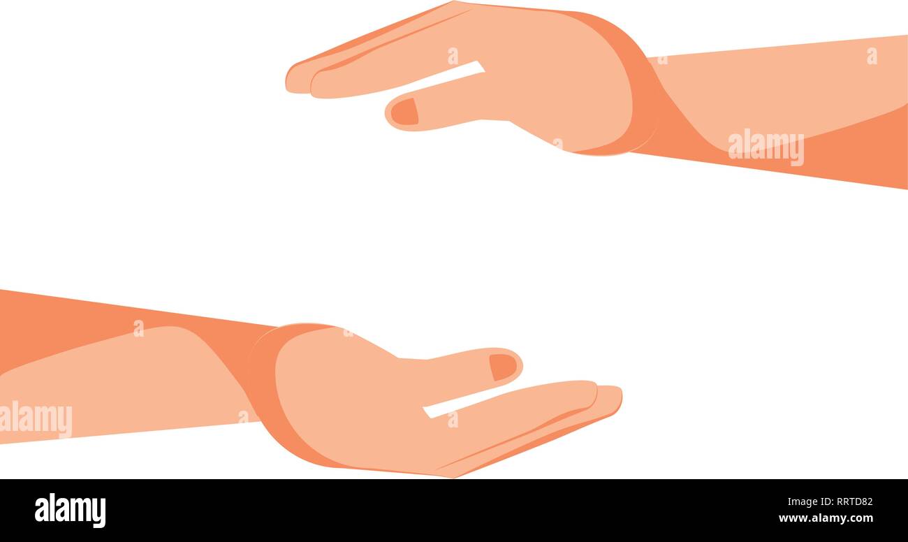 Protecting gesture Stock Vector Images Alamy