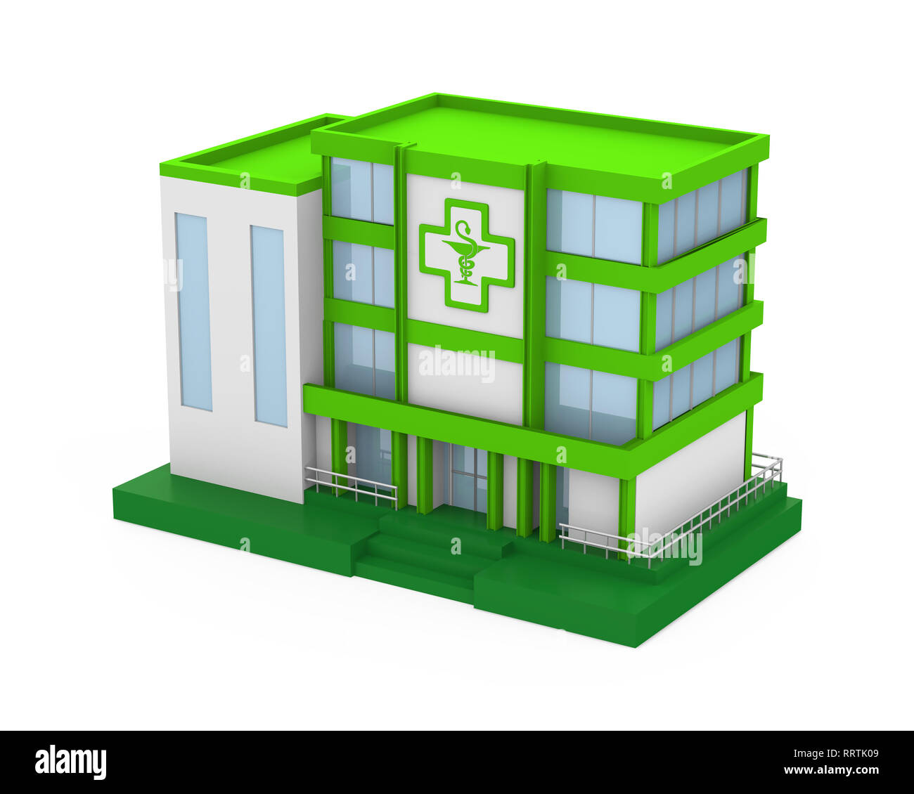Drugstore Building Isolated Stock Photo Alamy