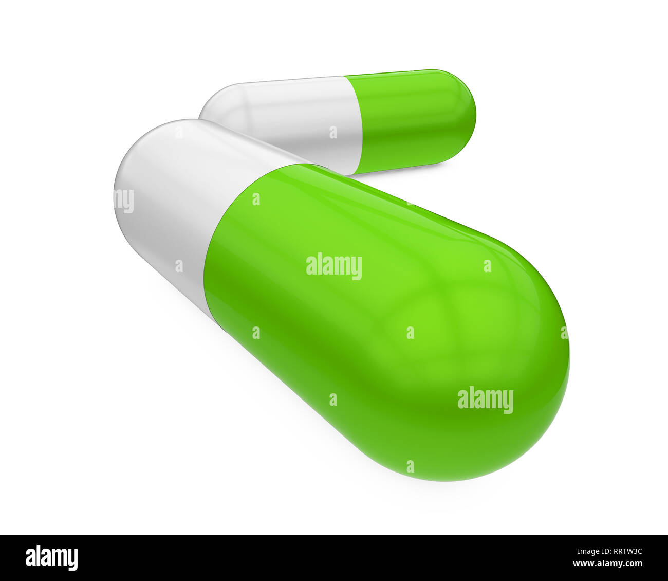 Capsule Pill Isolated Stock Photo