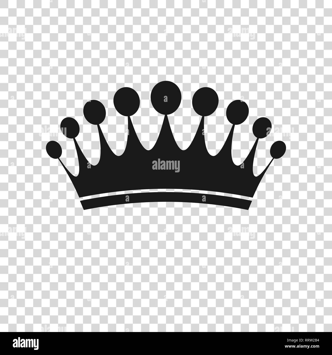Crown Icon in trendy flat style isolated. Royal symbol for your web site design, logo, app, UI. Vector illustration Stock Vector