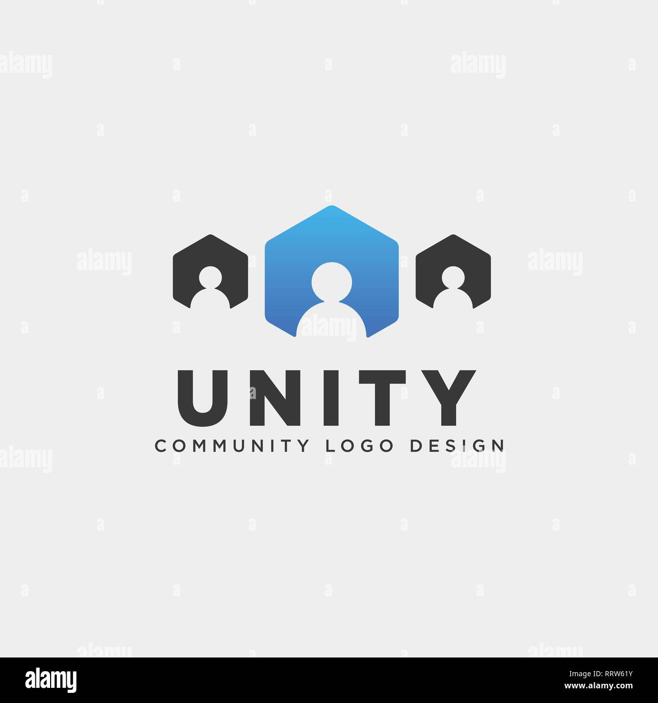community human logo template vector illustration icon element isolated ...