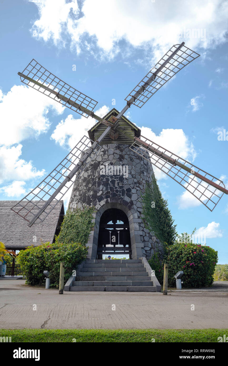 Trois Rivieres rum distillery in Martinique, French Antilles. Stock Photo