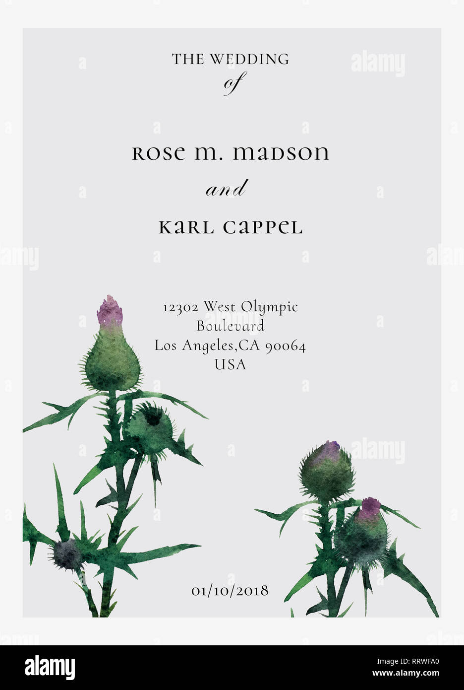 Meadow Rose Save the Date