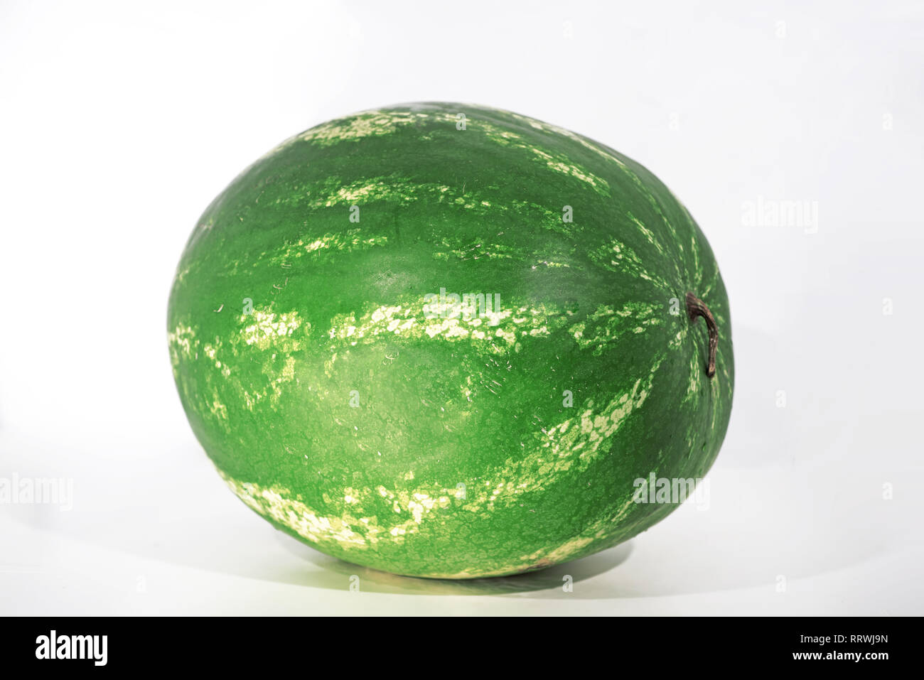 Sliced of watermelon isolated on white background Stock Photo - Alamy