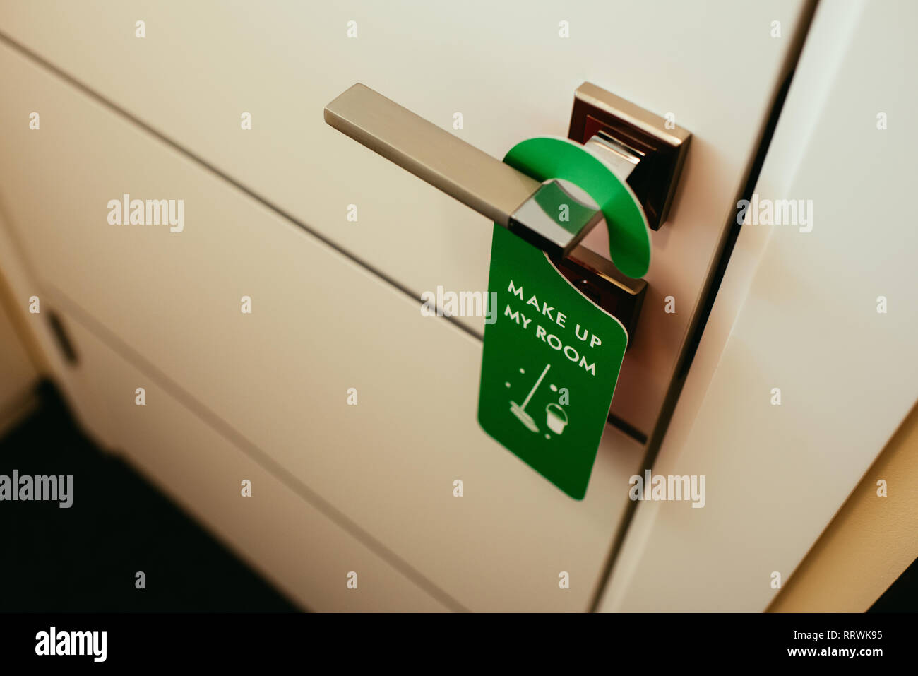 Hotel room cleaning sign hires stock photography and images Alamy