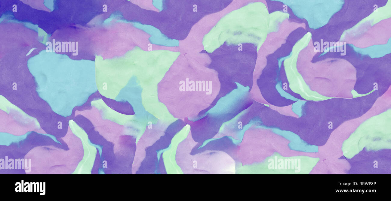 Red background with fingerprints made from plasticine. Stock Photo