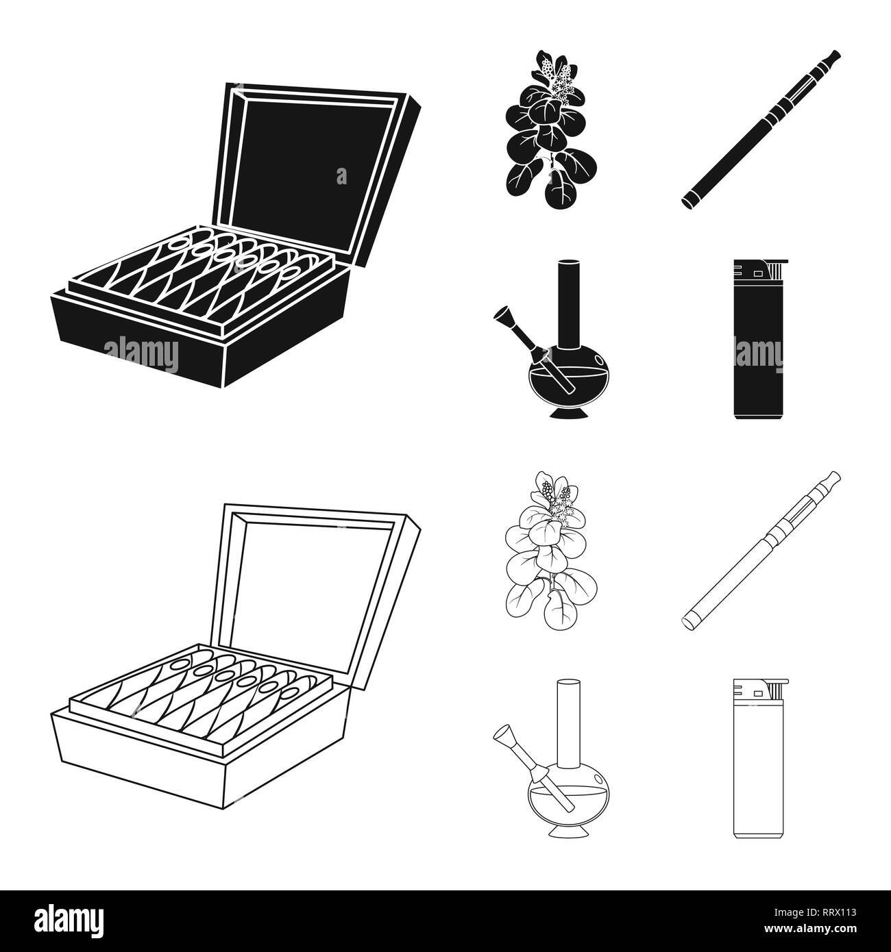 cigar,leaves,electronic,hookah,lighter,box,leaf,filter,bong,plastic,package,agriculture,paper,metal,pack,botanical,vapor,accessory,bad,botany,vaporizer,pipe,flame,harm,plant,alternative,flask,burn,risk,glass,refuse,stop,anti,habit,cigarette,tobacco,health,nicotine,smoke,statistics,set,vector,icon,illustration,isolated,collection,design,element,graphic,sign Vector Vectors , Stock Vector