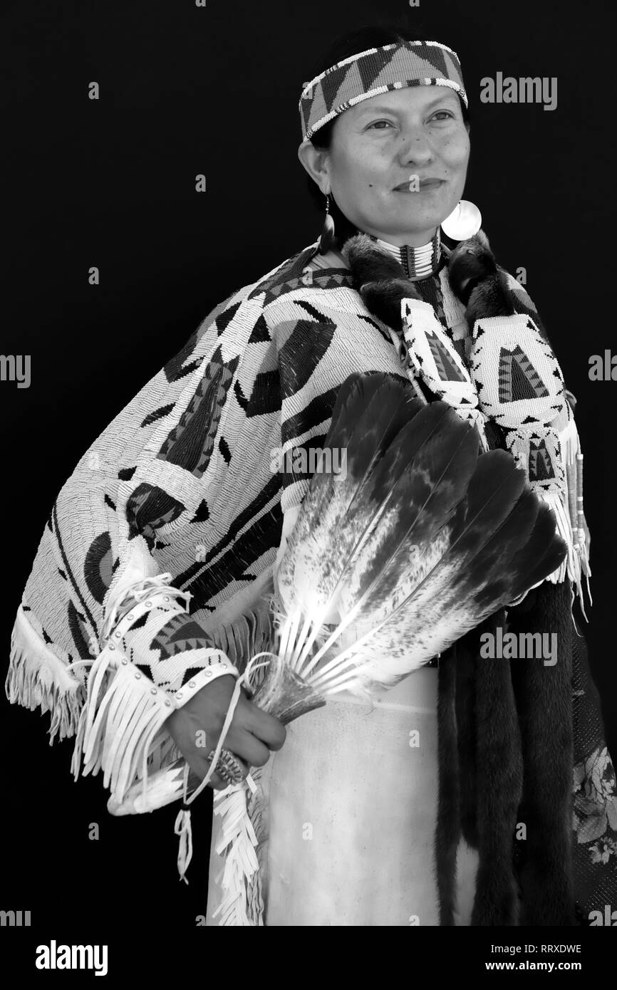 Woman regalia Black and White Stock Photos & Images - Alamy
