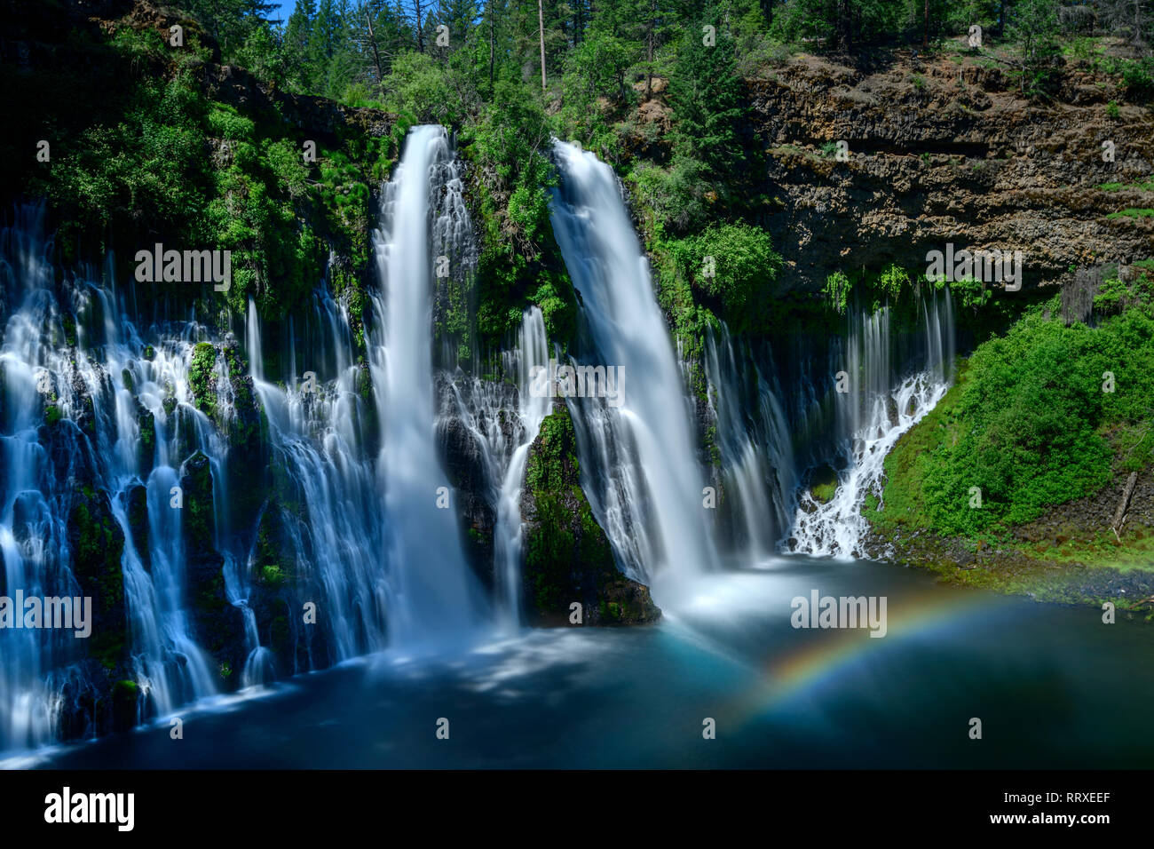 North America, America, American, USA,California, Shasta County, McArthur–Burney Falls Memorial State Park Stock Photo