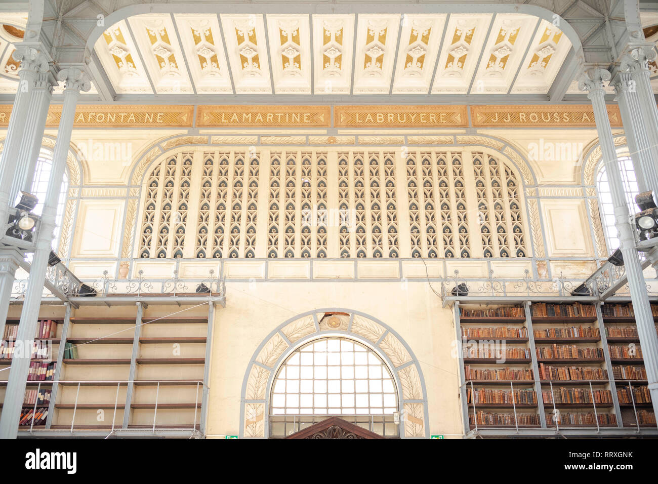 Schoelscher Library, FortdeFrance, Martinique Stock Photo Alamy