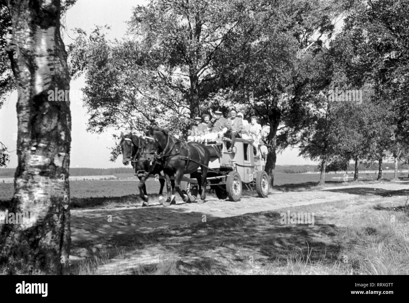Mail coach Black and White Stock Photos & Images Alamy