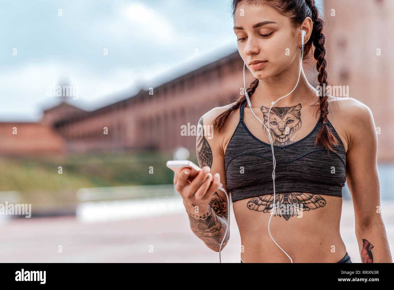 Girl tattoos hi-res stock photography and images - Alamy