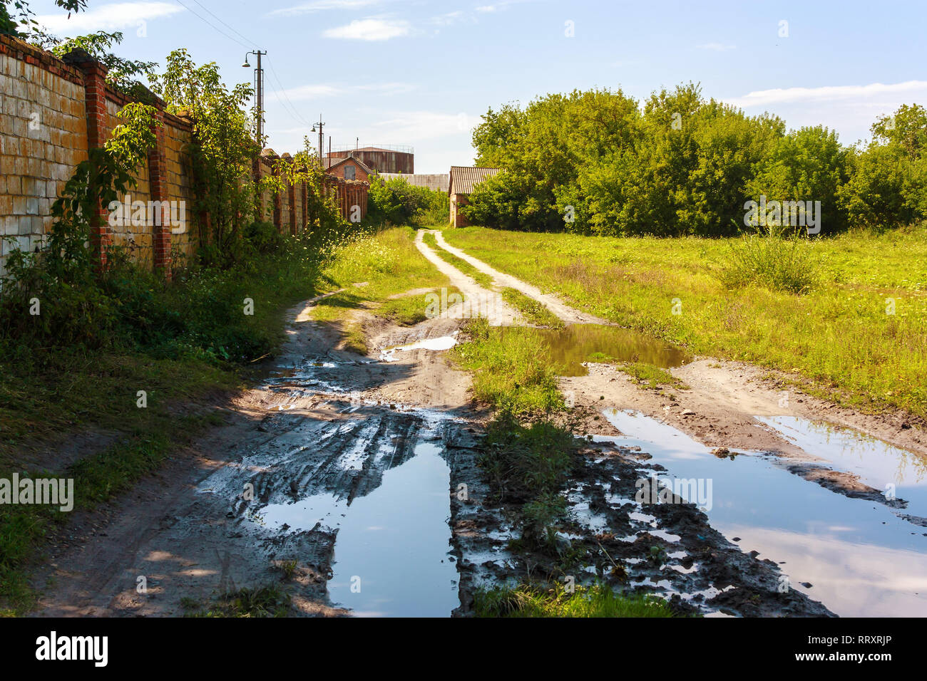 Puddle mill hi-res stock photography and images - Alamy