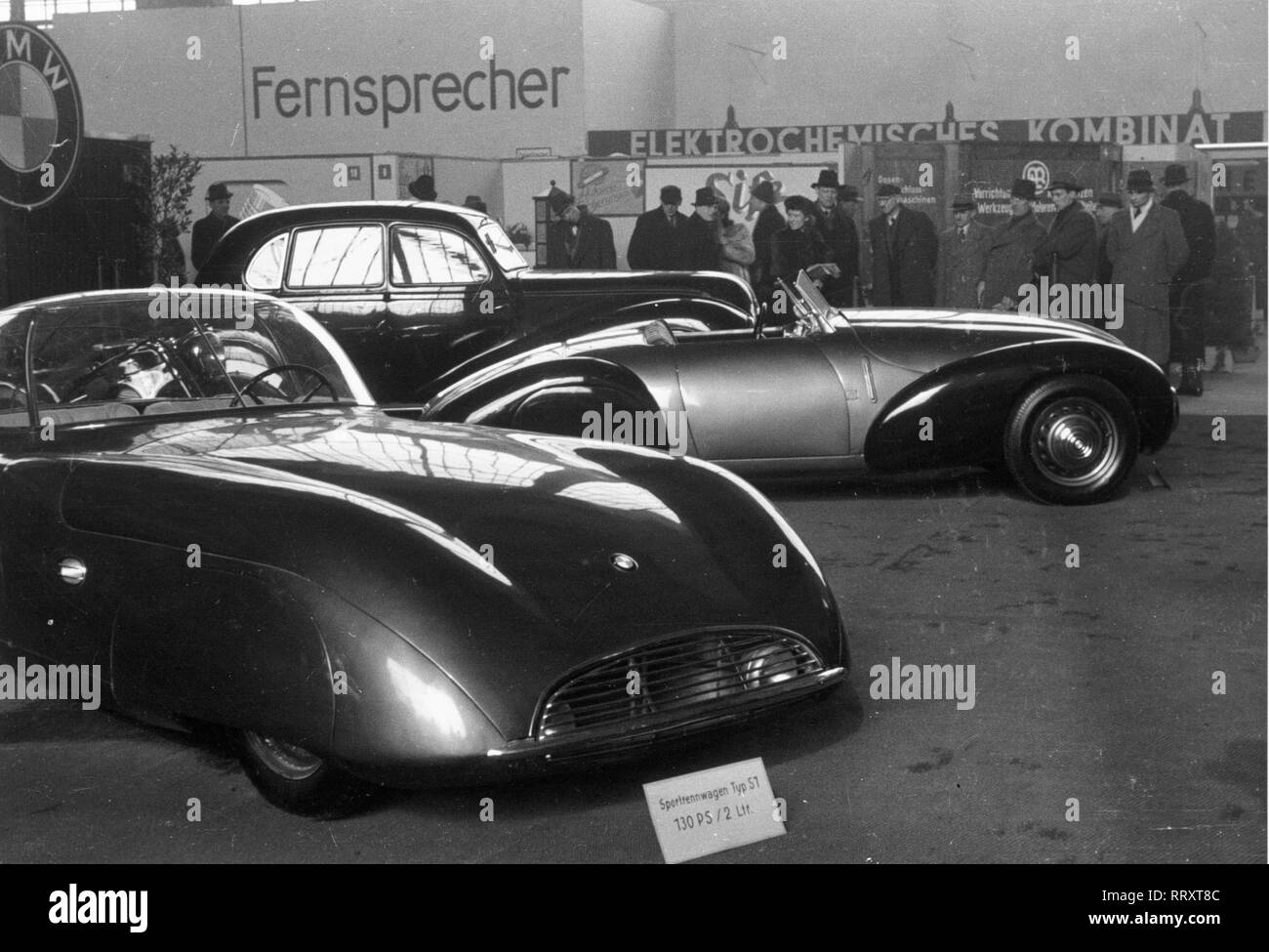 Germany - Sportwagen Typ S1, Internationale Fahrzeugausstellung (IFA) in Leipzig 1949, Deutschland Stock Photo