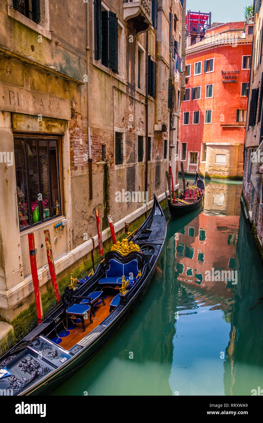 Contrasts in Venice, Italy Stock Photo