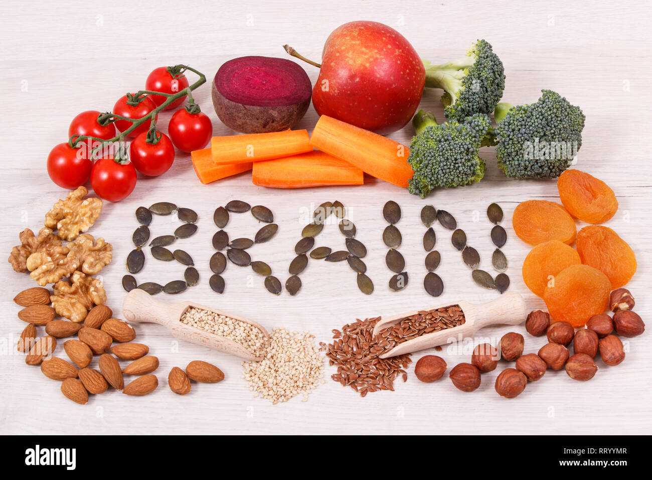 Healthy nutritious eating as source vitamin and minerals, concept of