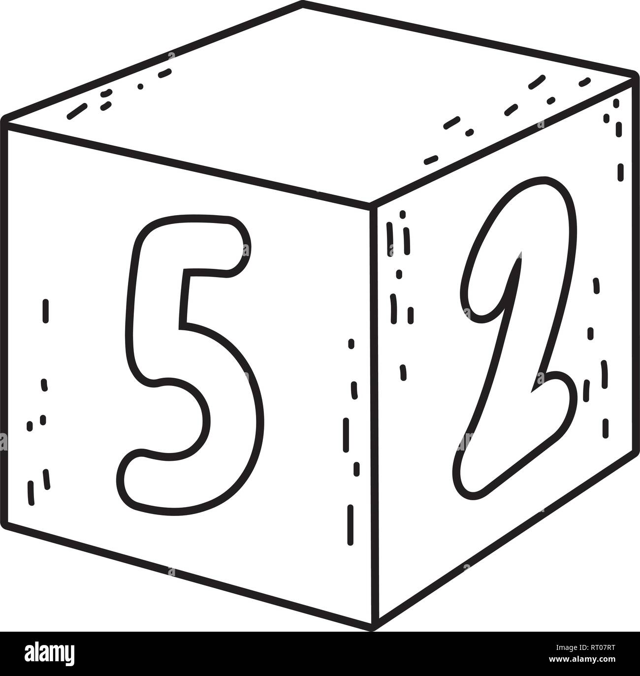block with number toy Stock Vector Image & Art - Alamy