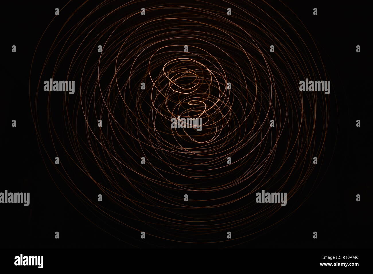 Light Show Path Light Trails Light Show Stock Photo - Alamy