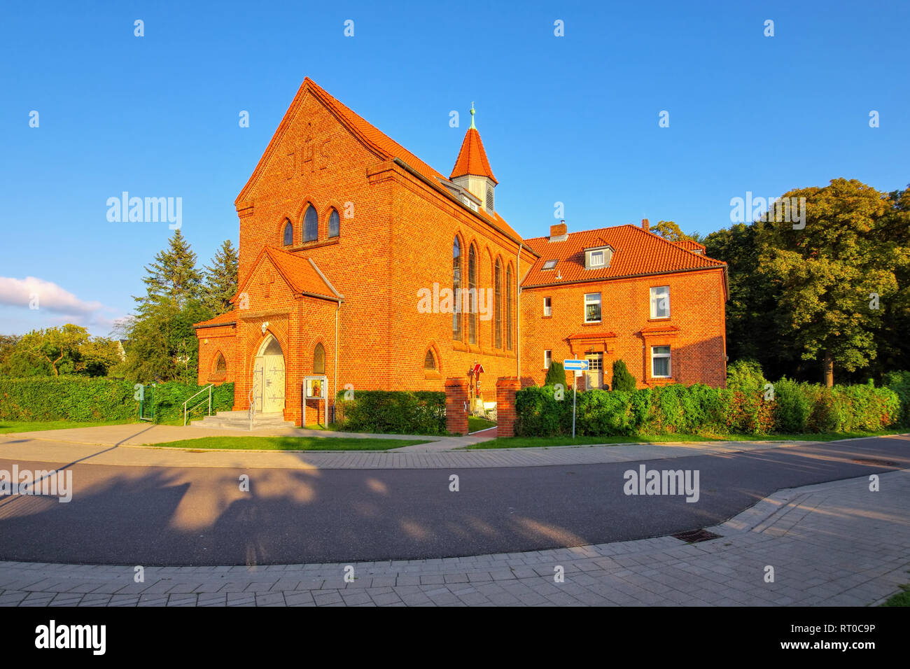 Barth church Saint Maria, an old town on the Bodden in Germany Stock Photo