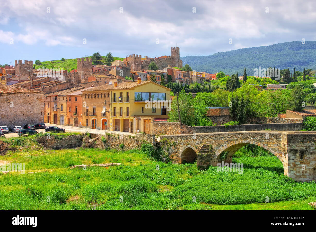 Montblanc, province Tarragona, Catalonia in Spain Stock Photo - Alamy