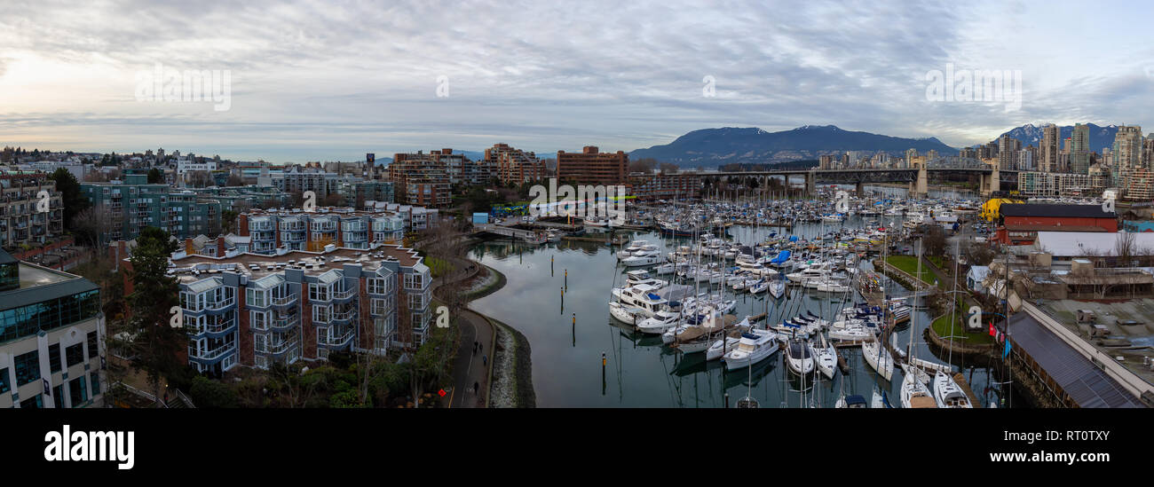 Aerial view downtown vancouver on hi-res stock photography and images ...