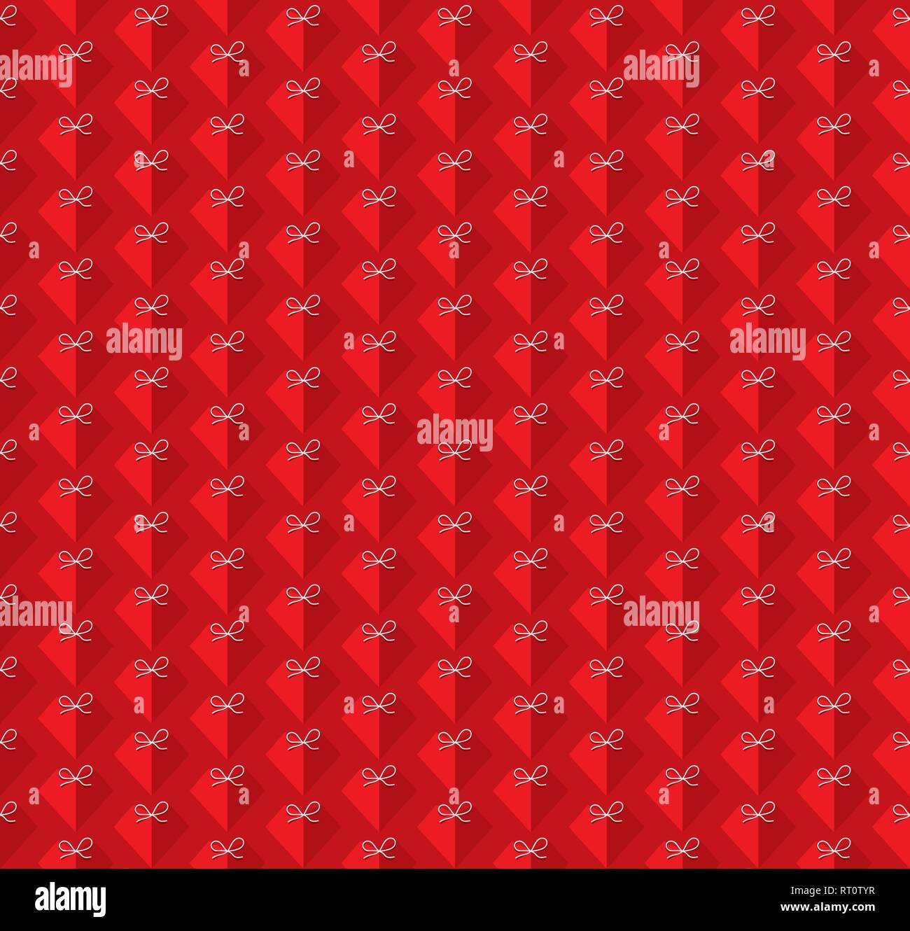 creative abstract red heart shape pattern background design vector Stock Vector