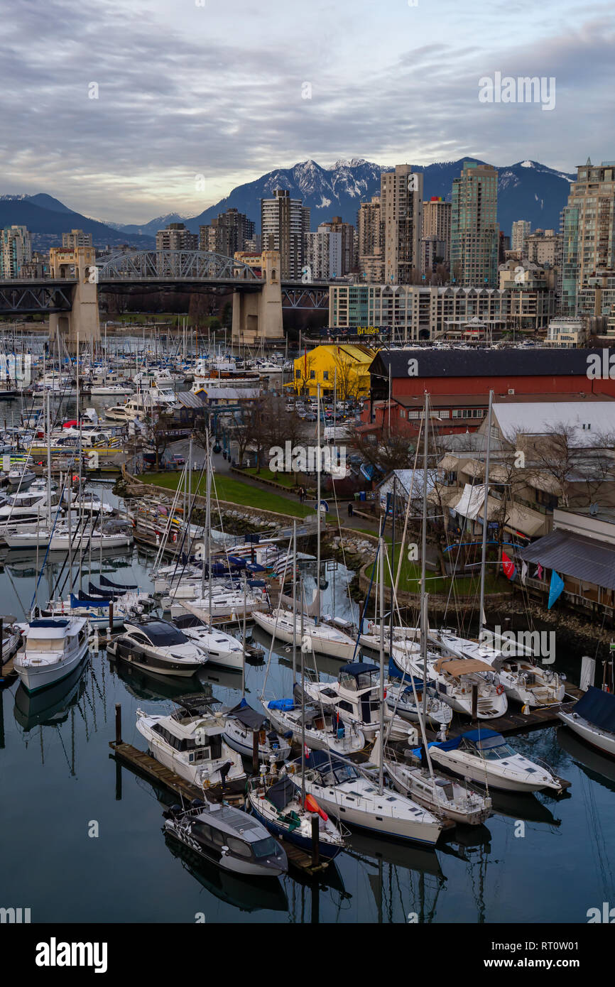 Aerial view downtown vancouver on hi-res stock photography and images ...