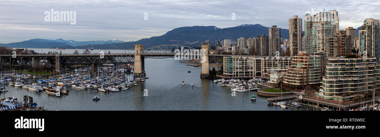Aerial view downtown vancouver on hi-res stock photography and images ...
