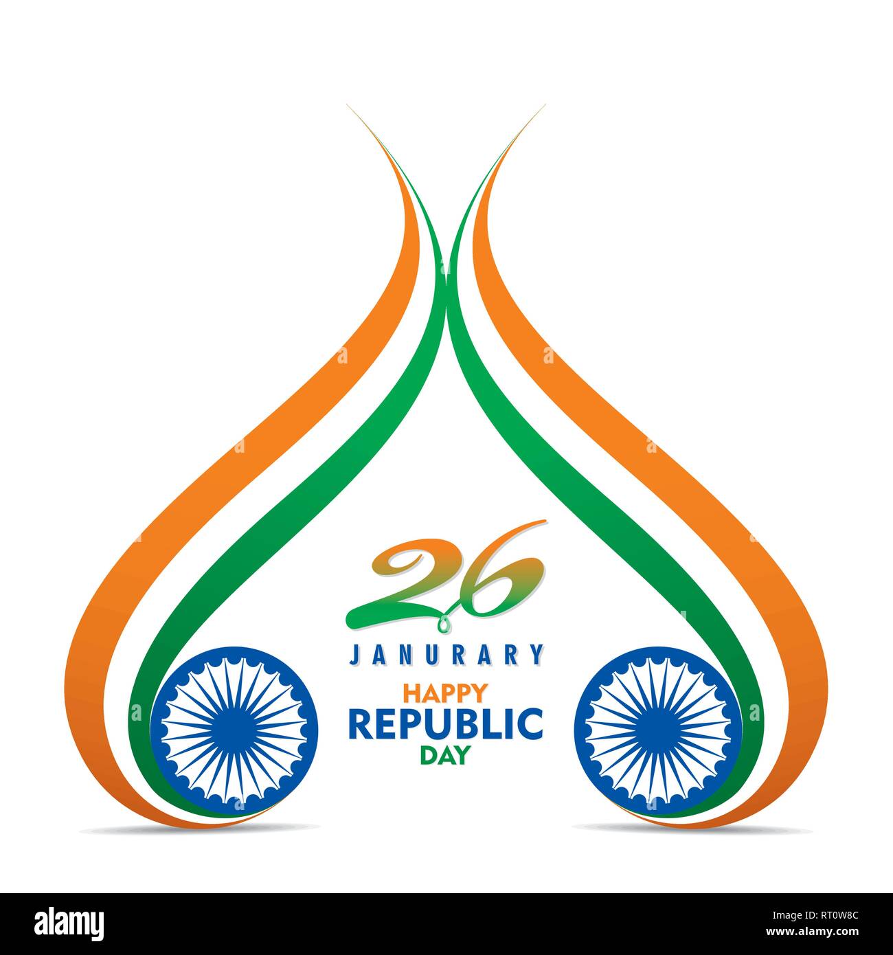 Creative Happy Independence Day Of India Illustration Vector