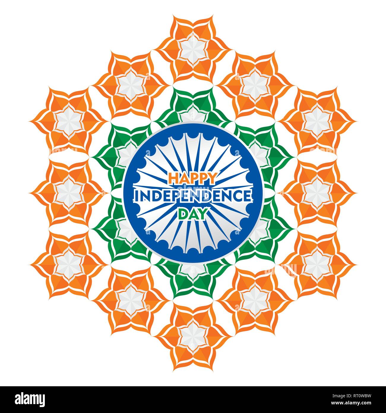 happy independence day of india illustration vector, using abstract ...